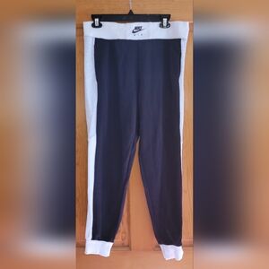 Womens Nike Air Black and White Joggers Size Medium